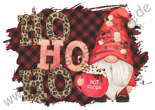 Weihnachten - Gnom "HO HO HO"