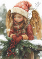Weihnachten - Weihnachtsengel mit Mütze