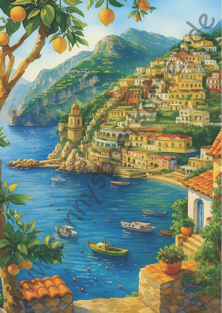 Sommer - LemonCoast - Küste mit Gebäuden