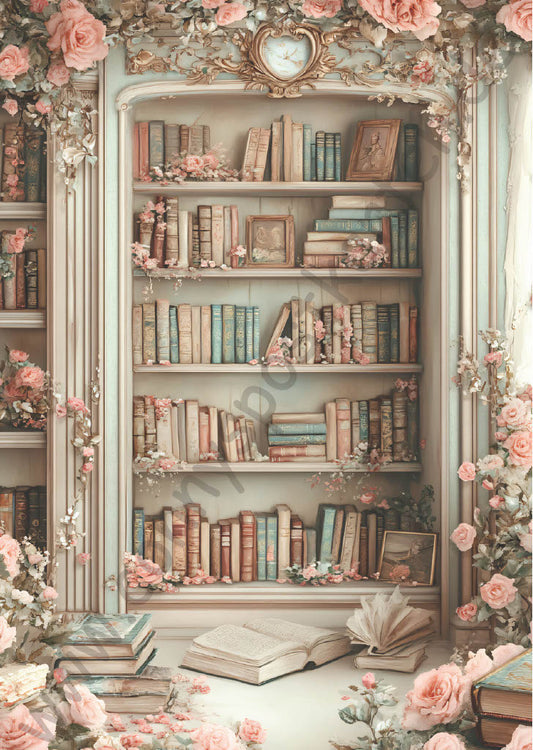 Verschiedenes - Rosa/Mintgrün - Bücherregal