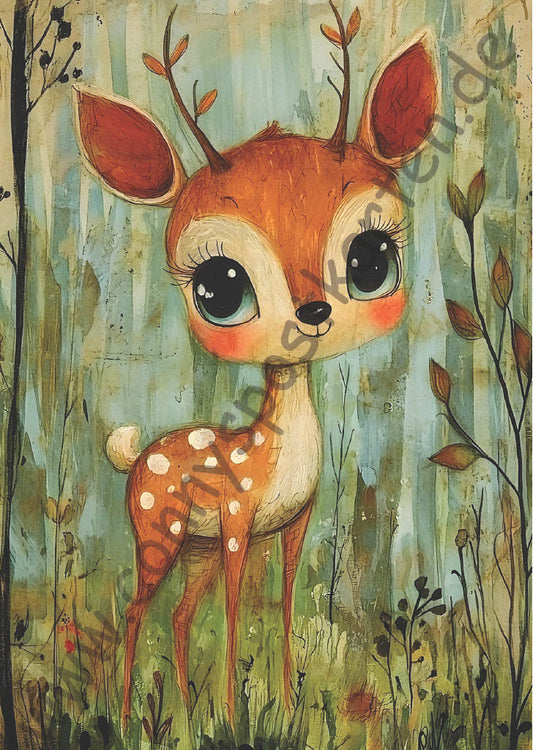 Tiere - Portrait - Reh