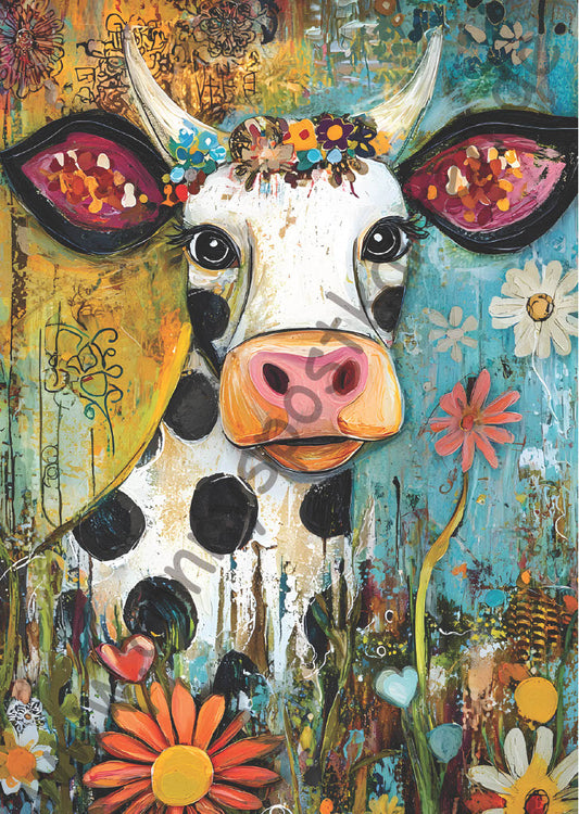 Tiere - Portrait - Kuh