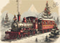 Weihnachten - Vintage - Zug
