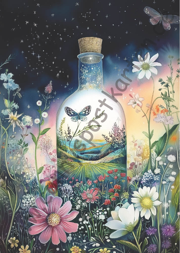 Fantasy - Tasse/Flasche/Teekanne - Flasche mit Korken