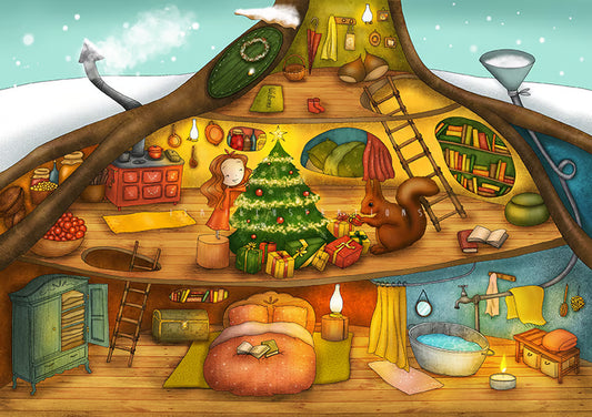 Ila Illustrations 176 - Christmas home