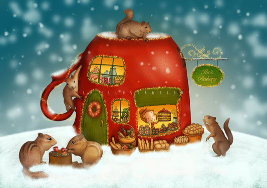 Ila Illustrations 177 - Ila's bakery