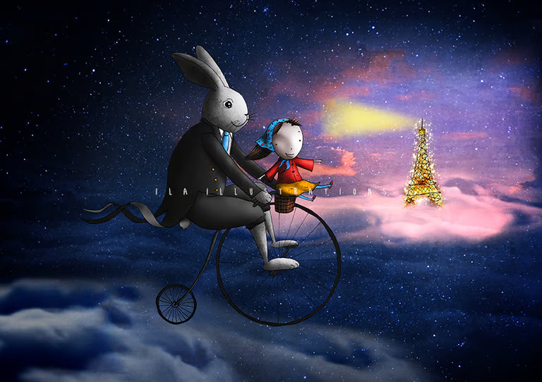 Ila Illustrations 192 - Marie à Paris