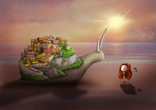 Ila Illustrations 196 - Cinque Terre