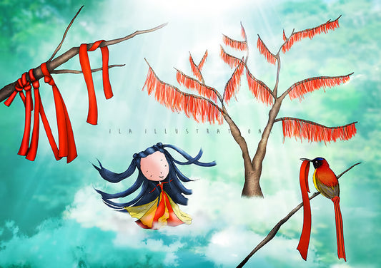 Ila Illustrations 208 - Wish tree