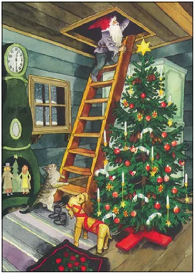 Inge Löök 220 - Zwerg auf Leiter