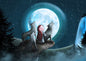 Ila Illustrations 223 - Howling at the moon