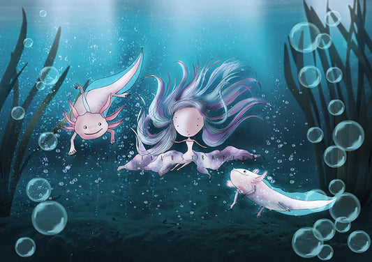 Ila Illustrations 239 - Axolotl