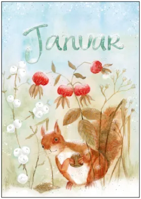 Inga Berkensträter - Januar (Eichhörnchen)