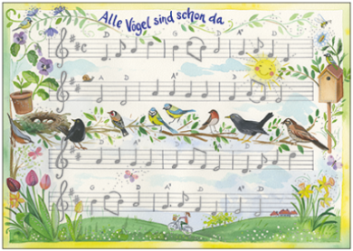 Kristiana Heinemann - Alle Vögel sind schon da (Liedtext)