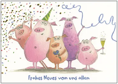 Gisela Herberger - Frohes Neues von uns allen