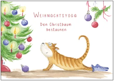 Gisela Herberger - Weihnachtsyoga - den Christbaum bestaunen
