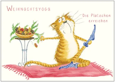 Gisela Herberger - Weihnachtsyoga - die Plätzchen erreichen