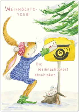 Gisela Herberger - Weihnachtsyoga - die Weihnachtspost abschicken