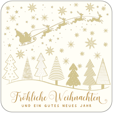 Fröhliche Weihnachten und ein gutes neues Jahr
