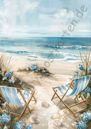 Sommer/Meer - At the beach - Liegestühle