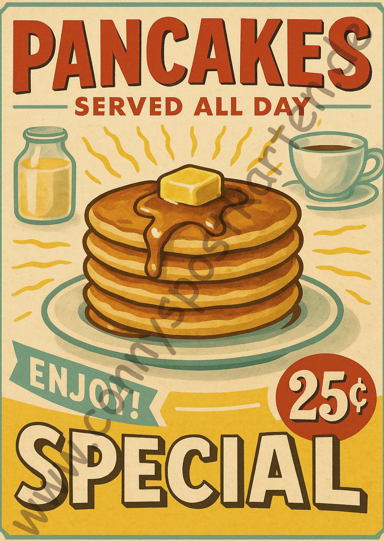 Verschiedenes - Diner - Pancakes