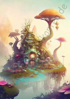 Fantasy - Häuser/Einhörner - Fantasyhaus 5