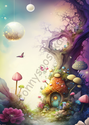 Fantasy - Häuser/Einhörner - Fantasyhaus 4