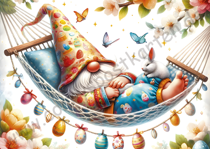 Ostern - Gnom - Hängematte
