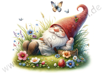Ostern - Gnom - Schmetterling