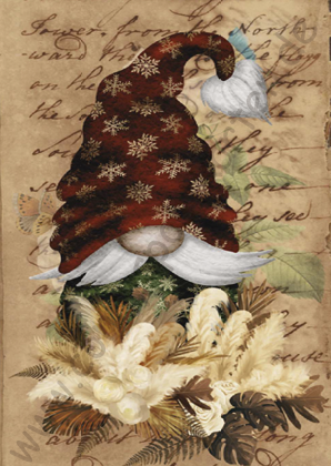 Verschiedenes - Scrapbook Gnom - Mütze mit Schneeflocken