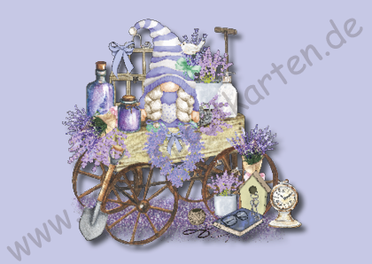 Verschiedenes - Gnom - Lavendel