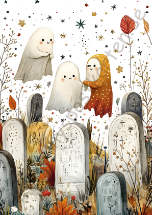 Halloween - Herbst - Geister
