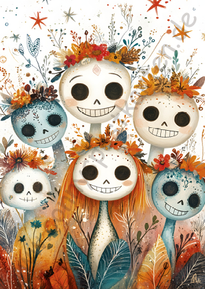 Halloween - Herbst - Calaveras