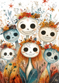 Halloween - Herbst - Calaveras