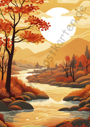 Herbst - Minimal - Fluss