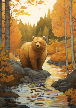 Herbst - Minimal - Bär