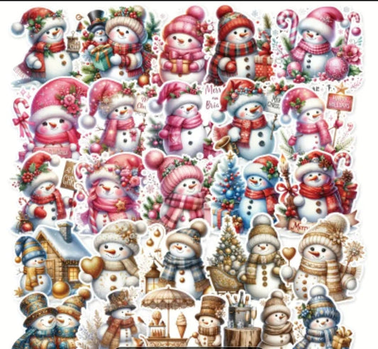 Aufkleber Weihnachten/Schnee