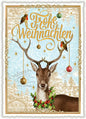PK 1163 - Frohe Weihnachten Rentier