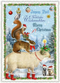 PK 1168 - Tiere - Merry Christmas