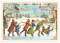 PK 1257 - Frohe Weihnachten - Schlittschuh fahren