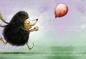 Tushita - Frank Daenen - Igel mit Luftballon