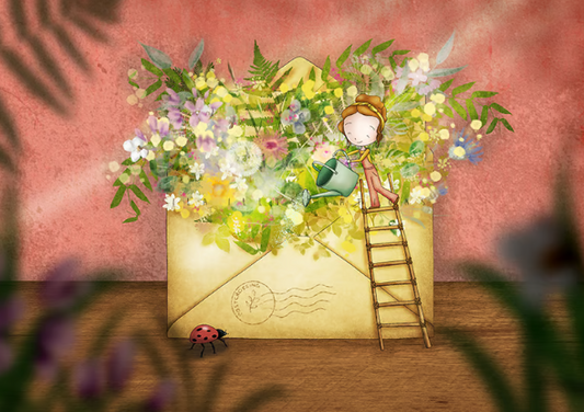 Ila Illustrations 149 - Spring envelope