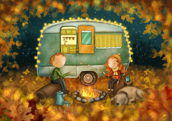 Ila Illustrations 167 - Campfire