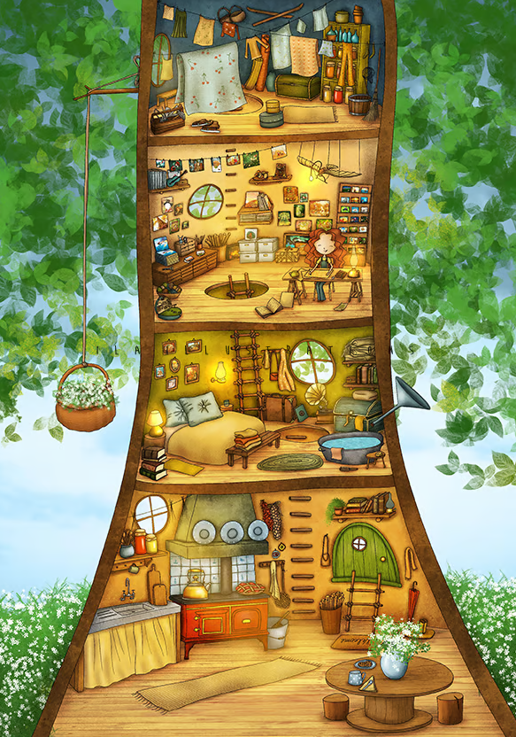 Ila Illustrations 173 - Tree House
