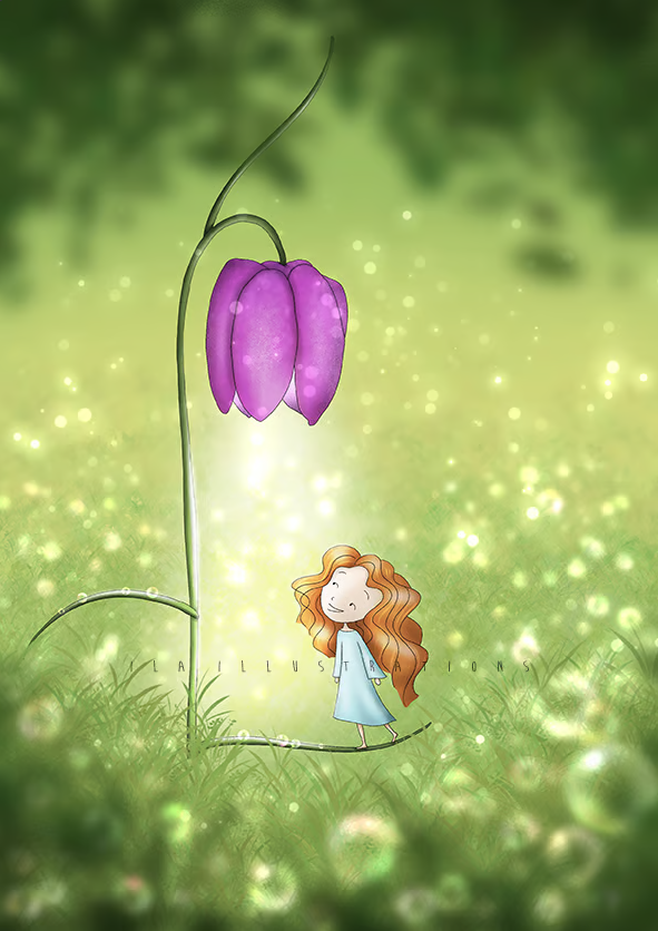 Ila Illustrations 178 - First flower