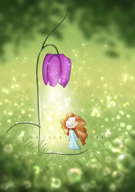 Ila Illustrations 178 - First flower