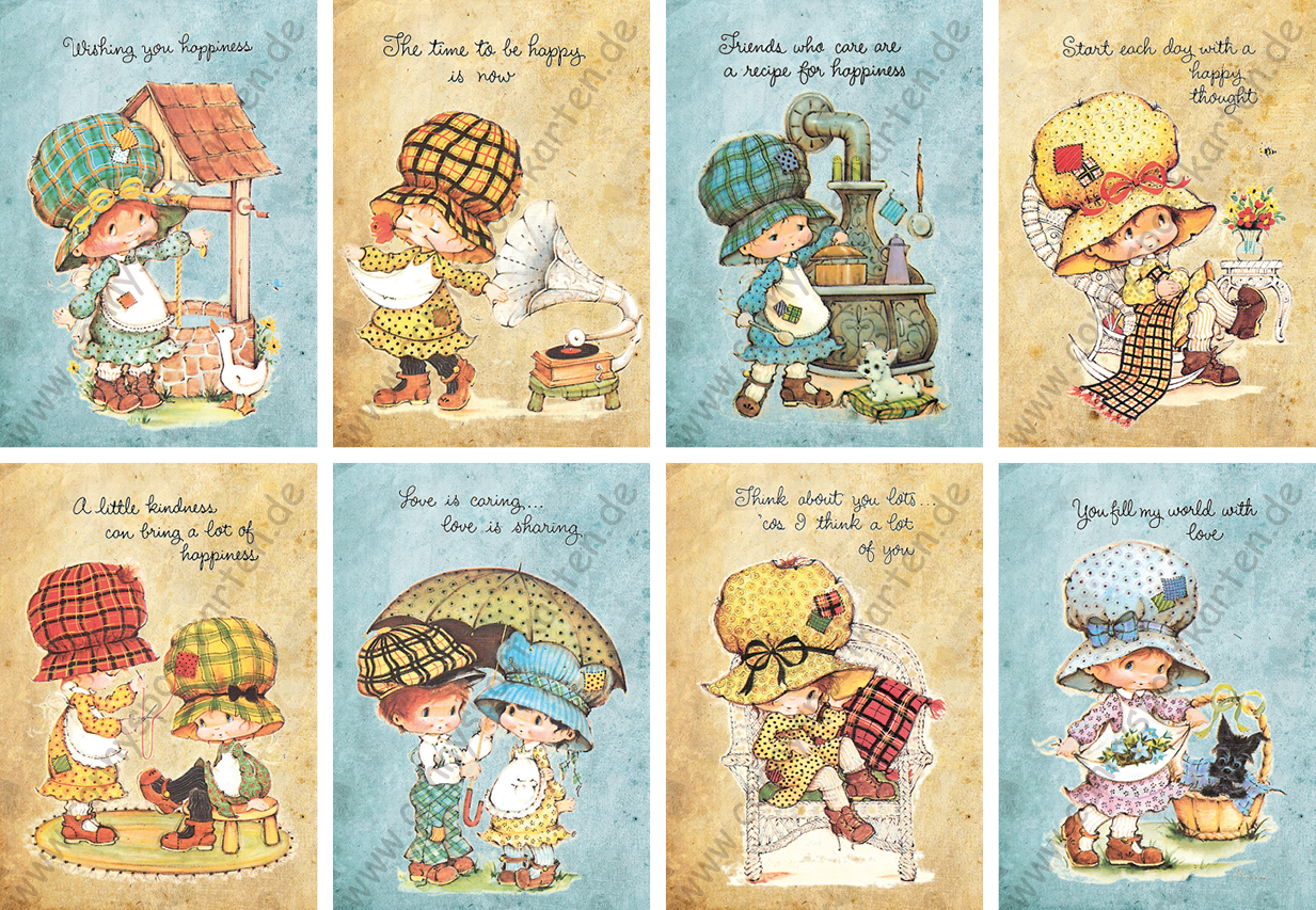 Verschiedenes - Kinder - Sprüche - Set mit 8 Karten