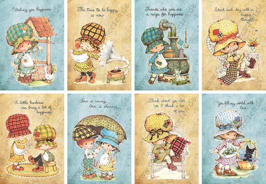 Verschiedenes - Kinder - Sprüche - Set mit 8 Karten