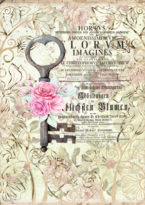 Fantasy - Feen - Schlüssel mit Rosen