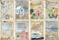 Sommer/Meer - Maritim - Set mit 8 Karten
